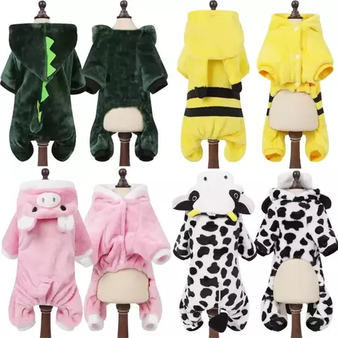 Roupa de Inverno para Cachorros Pequenos – Macacão de Lã Quentinho e Confortável - comprar online