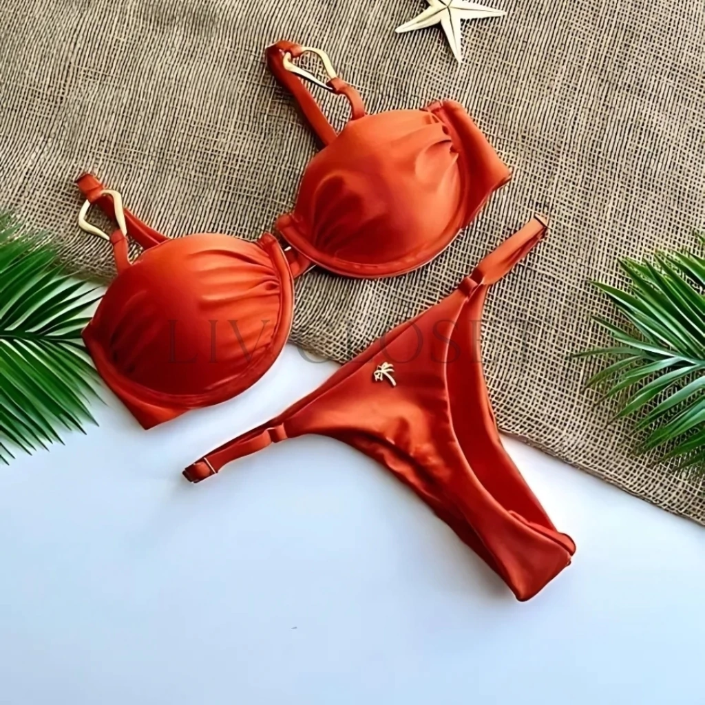 Bíquini Duna - Laranja/Cobre