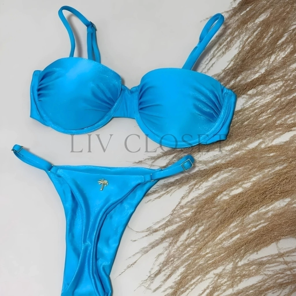 Bíquini Luna - Azul