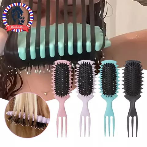 1pc doce bursh escova de estilo de cabelo encaracolado: cachos definidos em cabe