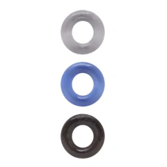 Kit Anel Peniano 3 Cores 3,7cm Sexy Import