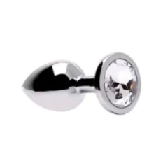 PLUG ANAL METAL COM PEDRA G - comprar online