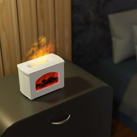 Humidificador con Efecto Llama - Aromaterapia LED
