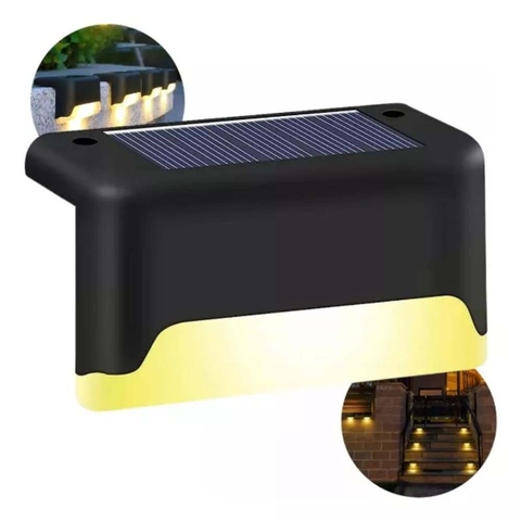 Kit 4 Lámparas Solares LED para Jardín Exterior