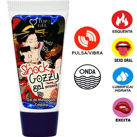 Shock & Gozzy Intese (EXPLOSÃO DE VIBRAÇÃO EXCITAÇÃO E ESQUENTA) 15ML