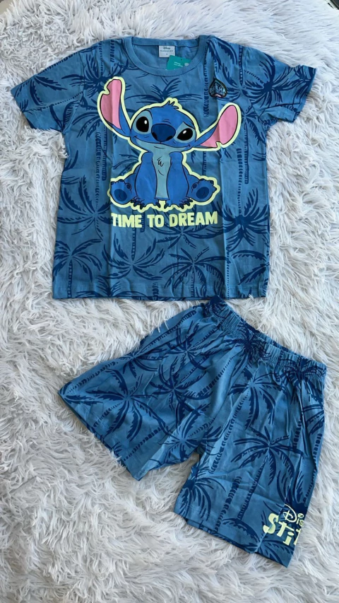 Pijama Fakini Stich Brilha no Escuro