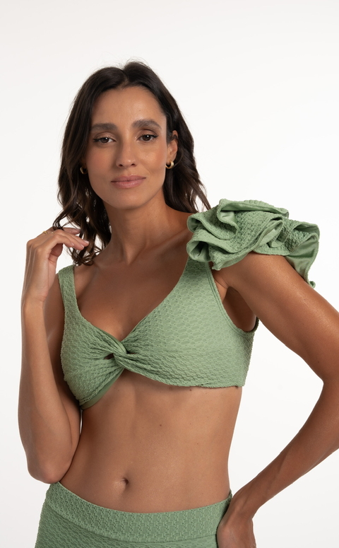 Corpiño Top Anastasia - Pistacho