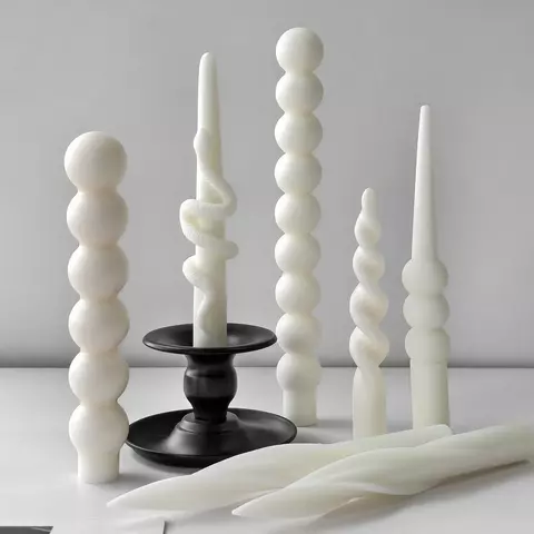 Molde Criativo para Velas Espirais – Silicone Premium para Aromaterapia e Decoração