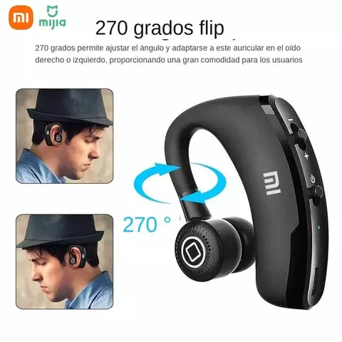 Xiaomi v9 bluetooth único ouvido esportes pendurado fones de ouvido com microfon