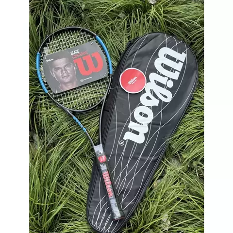 Wilson Blade 98 18x20 V6 All carbon Countervail Raquete de tênis terno para jog