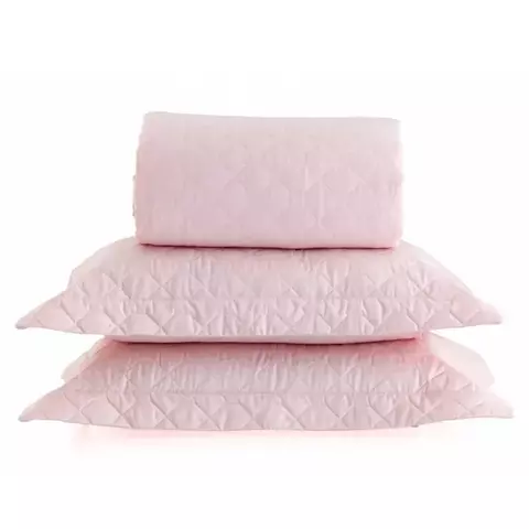 Kit Cobre Leito Queen Vida Bela 100% Algodão Percal 200 Fios - Kacyumara