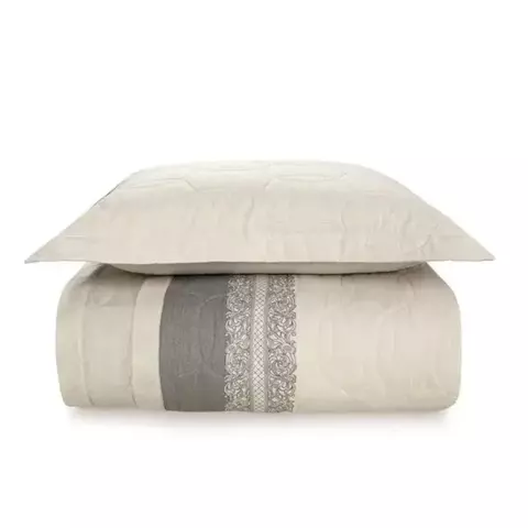 Kit Cobre Leito Solteiro 100% Algodão 150 Fios 02 Peças Karsten – Castani