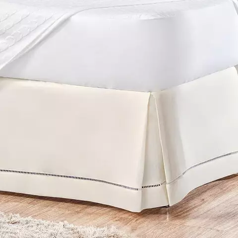 Saia p/ Cama Box King Probox Ponto Palito Lavive - Palha