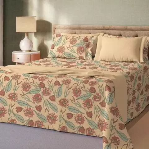 Kit Colcha Queen Piquet 100% Algodão Teka - Verona