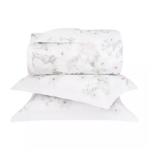 Kit Cobre Leito Queen Percalle 100% Algodão 180 Fios Buddemeyer - Hédera