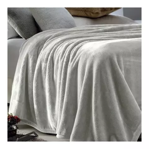Cobertor Queen Royal Ultrasoft 2,20m x 2,40m Rozac - Cinza
