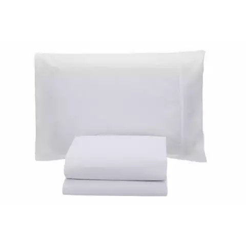 Jogo de Cama King Cedrus Percal 200 Fios Lander - Branco
