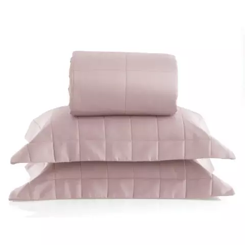 Kit Cobre Leito Queen 100% Algodão 300 Fios Satinée Square - Kacyumara