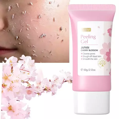 Gel Esfoliante Facial Sakura – Limpeza Profunda e Pele Radiante!