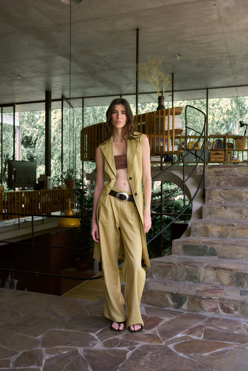 Pantalón Pulso Camel