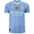 Camisa Manchester City I 23/24 - Torcedor Puma Masculina - Azul Com Patch Campeão Mundial de Clubes 2023