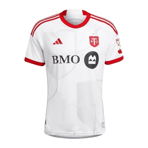 Camisa Toronto FC II 24/25 - Torcedor Adidas Masculina - Branca com detalhes em vermelho