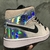Nike Air Jordan 1 Mid "Dirty Powder Iridescent" - Outlet Importados
