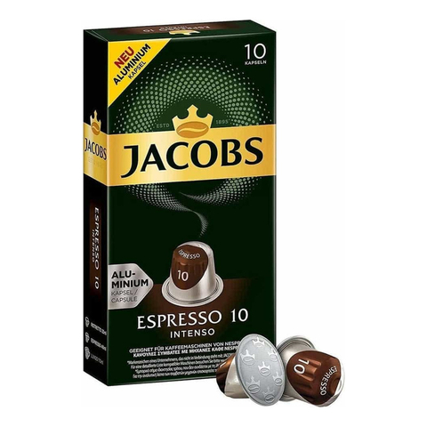 Cápsulas Nespresso Compatibles Café Jacobs Espresso Intenso