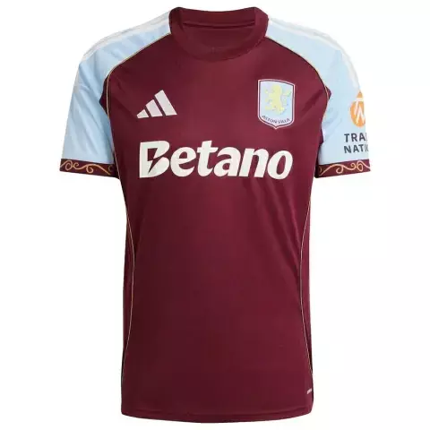 Camisa Aston Villa I 25/26 - Torcedor Adidas Masculina - - comprar online