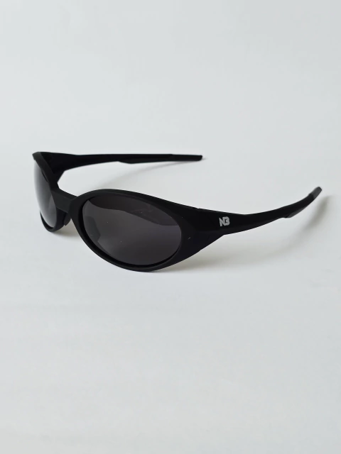Óculos de Sol Mask Oval Preto