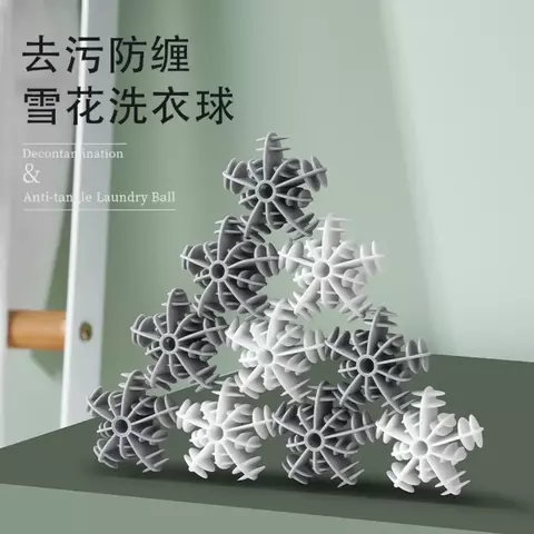 Bola de Lavanderia Ante Emaranhamento – Floco de Neve