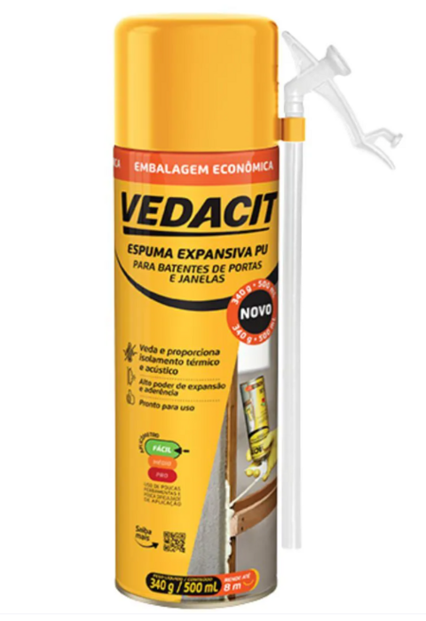 Espuma Expansiva Pu Expancit 500Ml - Vedacit