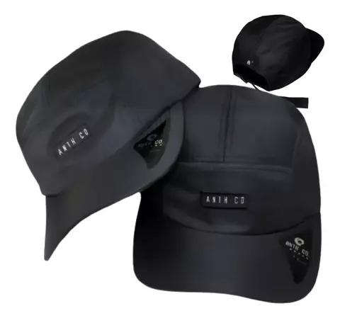 Boné Panel Five Anth Co Curva Basic Preto Unissex