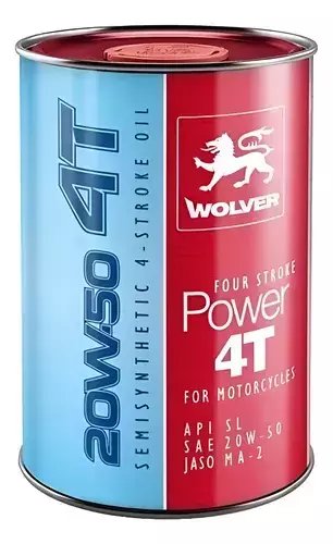 Aceite Wolver Four Stroke Power 4t 20w50 X1lt