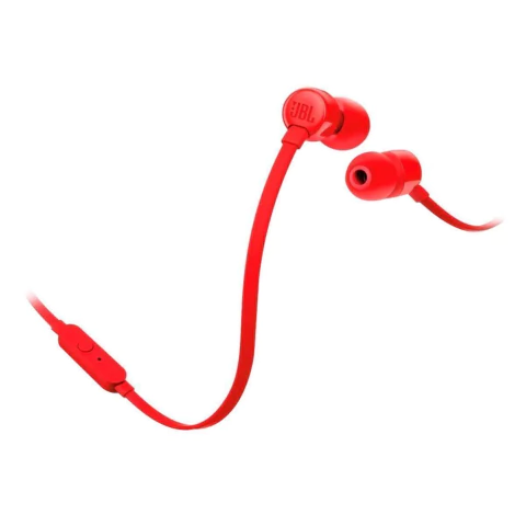Auriculares JBL Tune 110 In Ear Color Rojo - comprar online