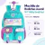 Mochila De Rodinhas Feminina C/Alcas 16" Utility Emoji - Xeryus - Trilha Multicoisas
