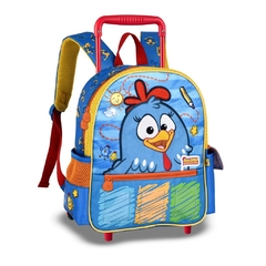 Mochila Carrinho Galinha Pintadinha Personalizável Infantil