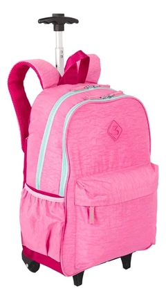 Mochila Sestini Rolling Crinkke Double Pink 076173-94