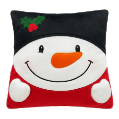 Almofada Decorativa Natalina Boneco de Neve Wincy NTG20235