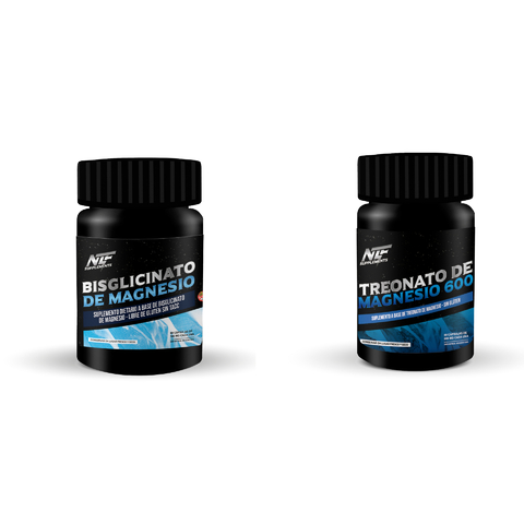 BISGLICINATO DE MAGNESIO X 100 CAP DE 500 MG + TREONATO DE MAGNESIO X 100 CAP DE 600 MG SIN TACC