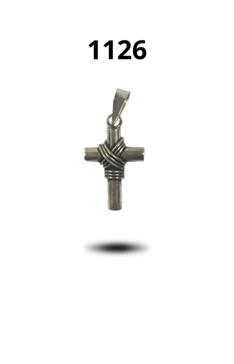 Cruz De Plata 20mm Cod 1126 - comprar online
