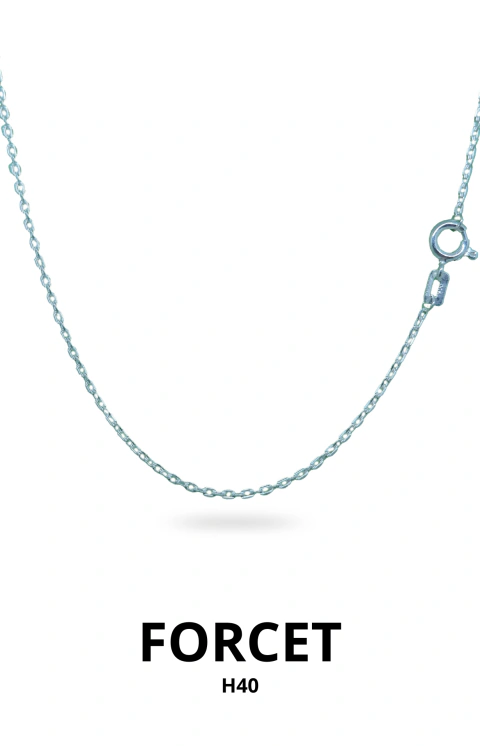 Cadena Forcet De Plata 925. H40 - comprar online