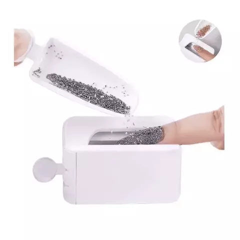 Coletor porta glitter para manicure