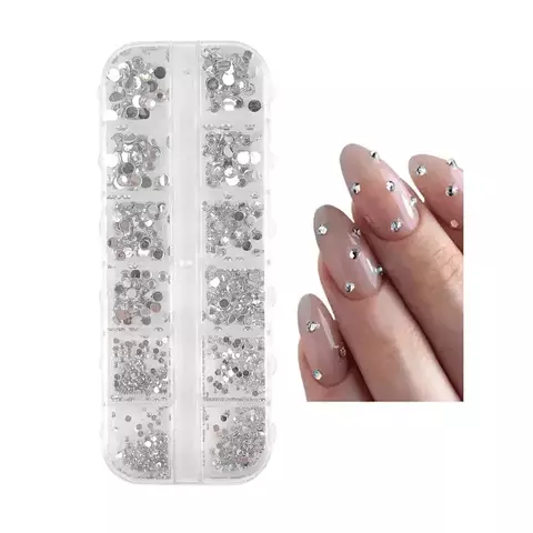 Pedras cristal strass para manicure