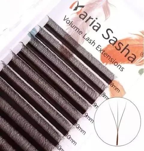 3D Maria lashes marrom curvatura L e M Fox eyes