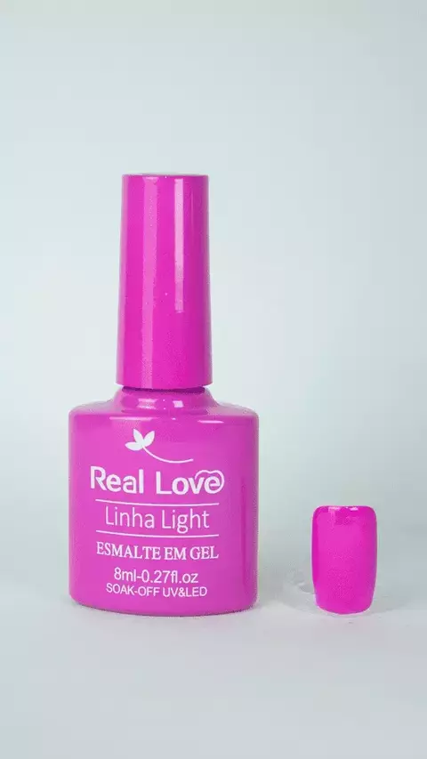 Esmalte em Gel Linha Light 8ml cor P071 - Real Love