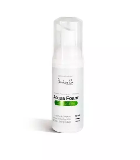 Espuma de limpeza Acqua Foam Control Skin Lashes Co 50ml - Peles oleosas Aqua