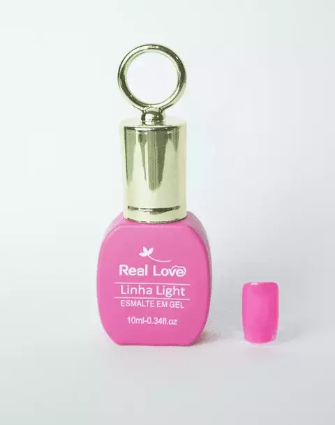 Esmalte em Gel com Tampa Chaveiro (Pink) 10ml cor 118 - Real Love