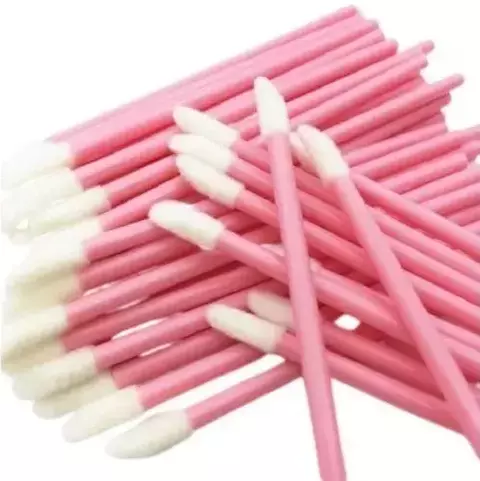 Lipbrush Rosa bastão aplicador de batom 50 unidades