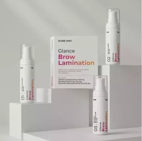 kit Glance Brow Lamination 15g Rare way